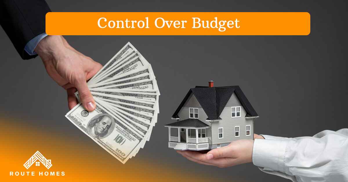 Top 7 Benefits of Building a Custom Home in Toronto for Modern Homebuyers 5 Cash handed over next to a model house, a custom home budget