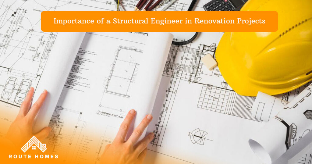 Removing a Load-Bearing Wall in Toronto: Engineer, Permit & Cost 4 Structural engineer reviewing renovation drawings and floor plans